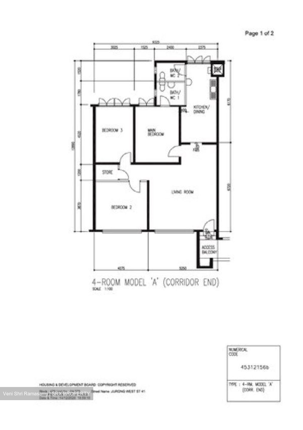 Blk 475 Jurongville @ Street 41 (Jurong West), HDB 4 Rooms #516719841